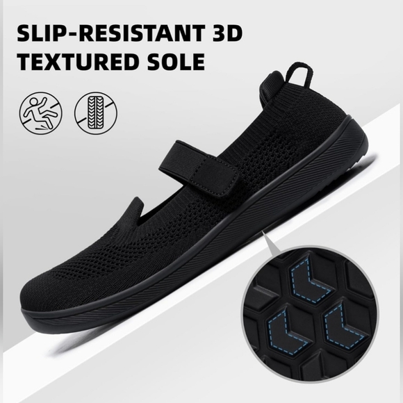 KEFUWU Wide Toe Orthopedic Walking Shoes | Size 9 (Fits 9.5) | Worn Once - Picture 5 of 10